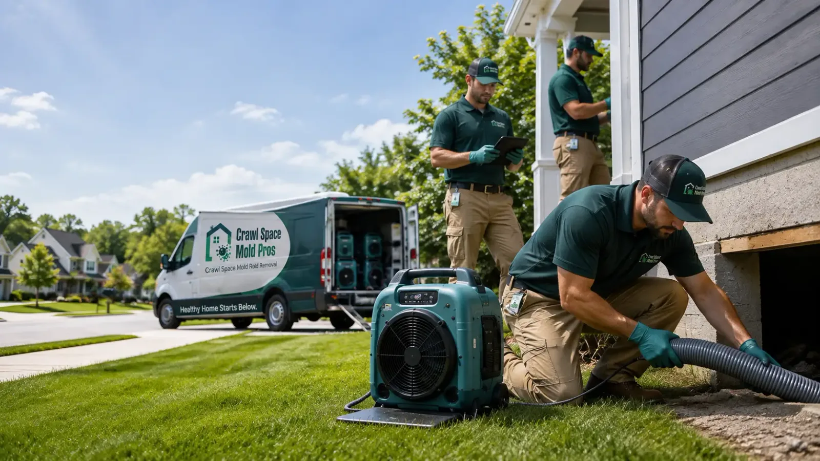 Crawl Space Mold Removal in New Washington, OH